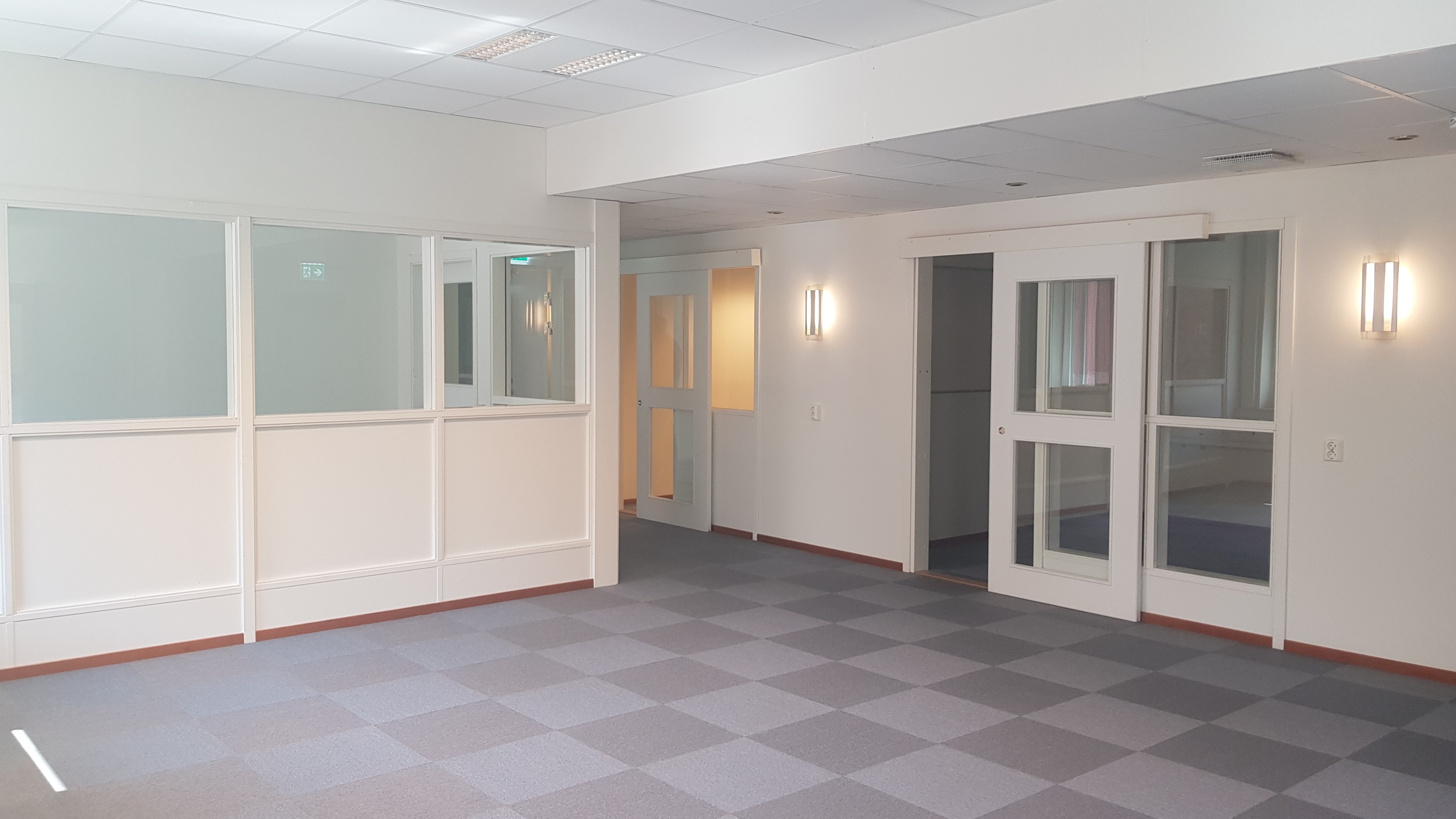 Inne i den 202 m² stora lediga lokalen på Science Park.