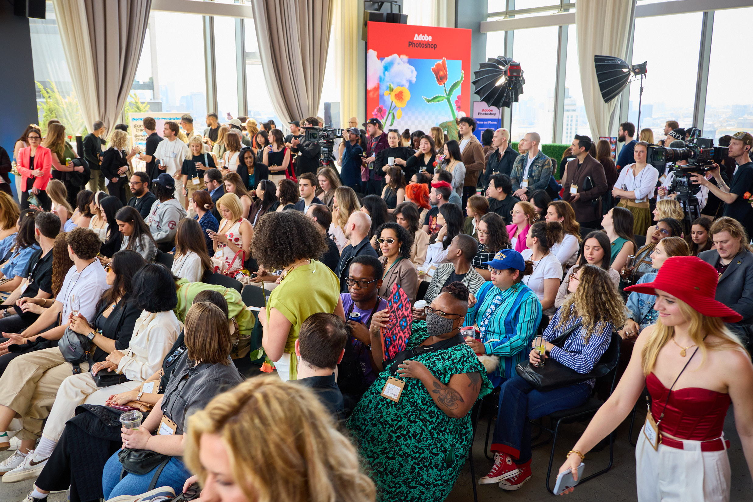 Eventbild från en av Webby Awards workshops i New York.
